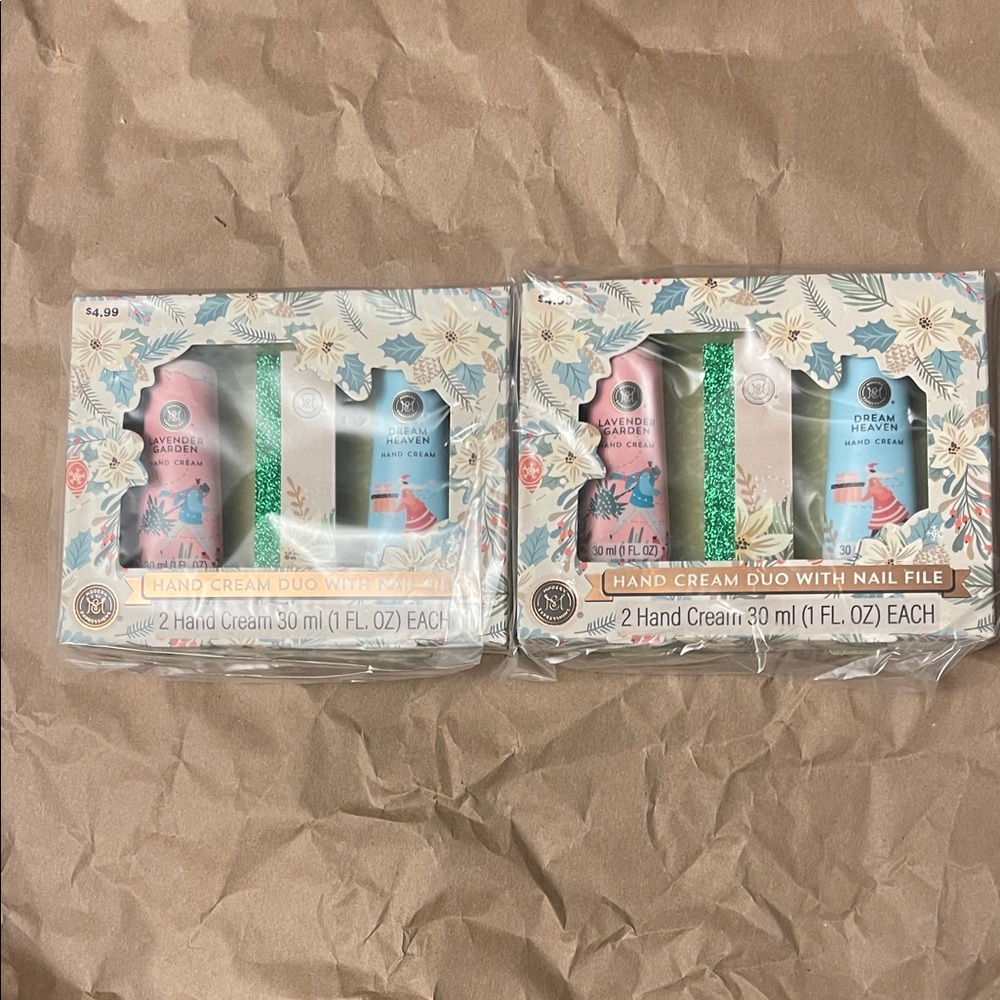 2Packs Lavender Garden & Dream Heaven Hand Cream Duo with Nail File - Picture 2 of 3